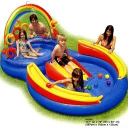 Inflatable Kids Bath Tub For Children Rainbow Inflatable Swimming Pool-image-81