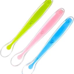 Baby Feeding Spoon | Self Feeding Utensil | Disposable Silicone Serving Spoon Set-32