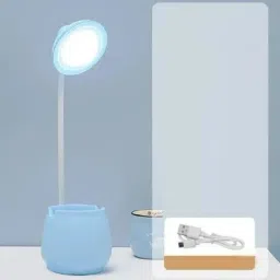akr 3 Mode Rechargeable Study Lamp with Touch On/Off Mobile and Pen Stand Holder Study Lamp image 4