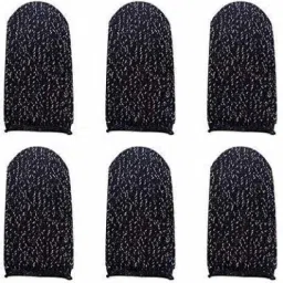 Pubg Finger Sleeve for Gaming Touchscreen Anti Sweat Breathable Multicolour 3 Pair Finger Sleeve-image-12
