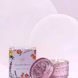 DOFT CANDLES Trinket Purple Lavender Breeze Scented Jar Candle-55