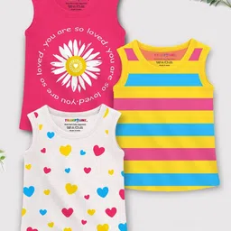 YK X Trampoline Girls 3 Printed Applique T-shirt-image-74