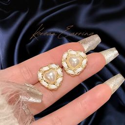 AKISON JEWELS Gold-Plated Floral Studs Earrings-11