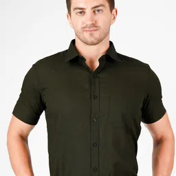 DESIGN UP Men Classic Slim Fit Opaque Formal Shirt-image-29