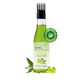 KEYOZA Ayurvedam Amla & Bhingraj Hair Oil For Silky And Shiny Hair - 100 ml-image-78