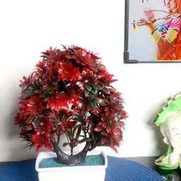 FOLIYAJ Red 1 Pieces Artificial Plant With Pot-43