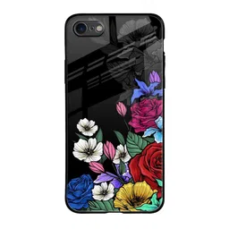 QRIOH Floral Printed iPhone 7 Back Case Mobile Accessories-picture-55
