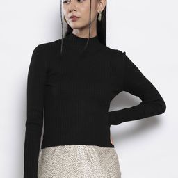 SASSAFRAS Women Turtle Neck Pullover Sweater-image-64