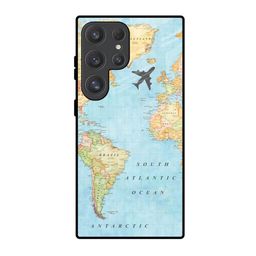 QRIOH Travel Map Samsung Galaxy S25 Ultra Impact Resistant Back Case-image-44