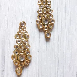 A Local Tribe Leaf Shaped Drop Earrings-35