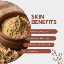 HINDUVIK Set Of 2 Sandalwood & Multani Mitti Face Pack - 200g Each image 5