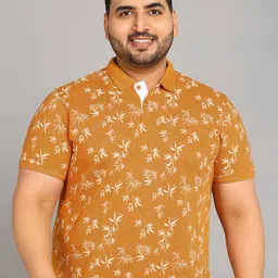 XFOX Men Printed Polo Collar T-shirt-picture-47