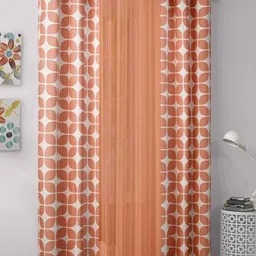 Dekor World Multicoloured Set of 3 Window Curtain-12