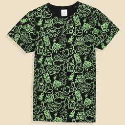 Allen Solly Junior Boys Graphic Printed Regular Fit T-shirt-image-58