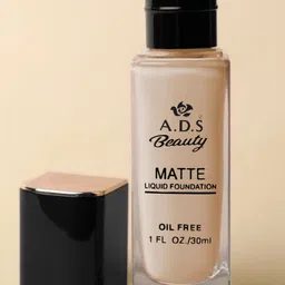 A.D.S Matte Weightless Effect & Long Lasting Liquid Foundation-30ml-Shade-01 image 1