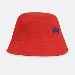 Chicco Boys Red Self Design Bucket Hat-45