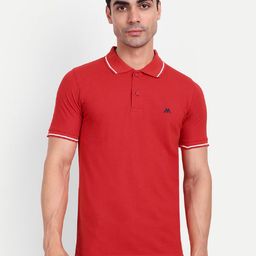MEGHZ Men Polo Collar Slim Fit T-shirt-image-18