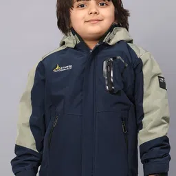 SKY HEIGHTS Boys Polyester Padded Jacket with Embroidered-3