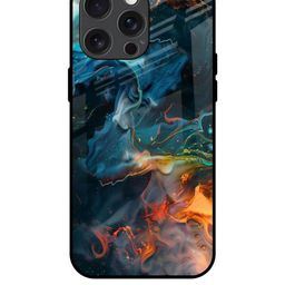 QRIOH Abstract Printed iPhone 15 Pro Max Back Case Mobile Accessories-image-23