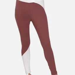 Wearjukebox Women Power Flow Colourblocked High-Rise Tights-picture-26