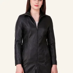 Leather Retail Women Biker Jacket-picture-41