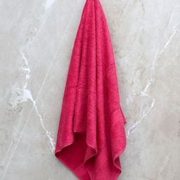 BOMBAY DYEING Maroon Cotton 550 GSM Bath Towel-image-88