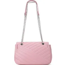 Fastrack Textured PU Bucket Sling Bag with Quilted image 3