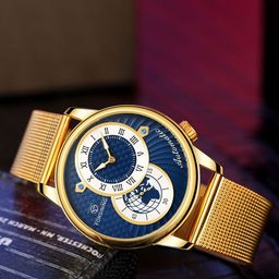 FORSINING Men Dial & Stainless Steel Straps Analogue Watch FSG8201M4G4-11