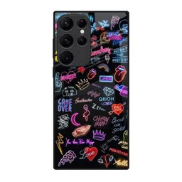QRIOH Quirky Printed Samsung Galaxy S22 Ultra Back Case Mobile Accessories-image-5