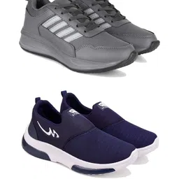 PENNEN Men Non-Marking Running Sports Shoes-image-60