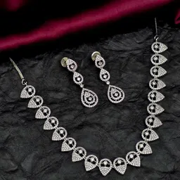 Talish Silver-Plated Brass Jewellery Set-picture-1