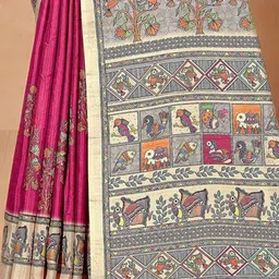 Anouk Rustic Ethnic Motifs Saree image 4