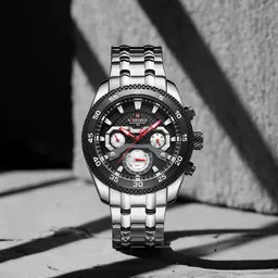 Naviforce Men Patterned Dial & Bracelet Style Straps Analogue Watch NF9222_S B-picture-24