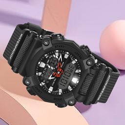 Kool Kidz Kids Plastic Dial & Rubber Straps Analogue and Digital Watch YM 661 BK-picture-37