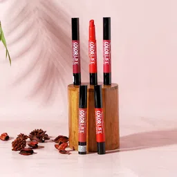 TEEN TEEN COSMETICS Color Life Nontransfer Long Lasting Lipstick - 2g- Red-Wine - 21-14
