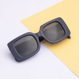 Ted Smith Unisex Square Sunglasses with Polarised Lens-57