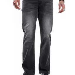 WROGN Men Straight Fit Mildly Distressed Light Fade Jeans-image-67