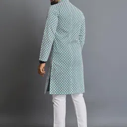 Chikan Embroidery kurta pajama set-picture-52