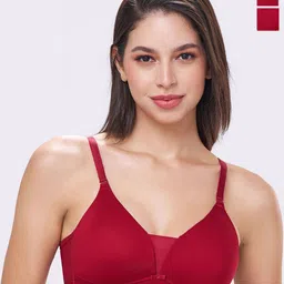 bodyline Women Pack Of 2 Medium Coverage Lightly Padded Non-Wired T-shirt Bra-picture-38