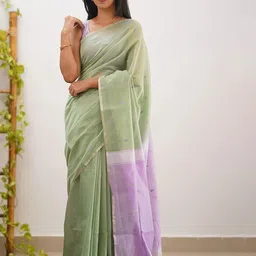 AMRUTKALA SAREES Woven Design Zari Banarasi Saree-image-42