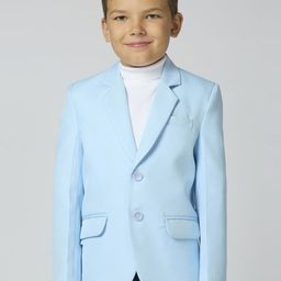 YK Boys Slim Fit Long Sleeve Single Breasted Elegance Blazer-picture-16
