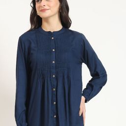KALINI Mandarin Collar Top-picture-27