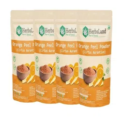 HerbsLand Set Of 4 Orange Peel Powder Face Pack For Skin Brightening - 100 g Each-17