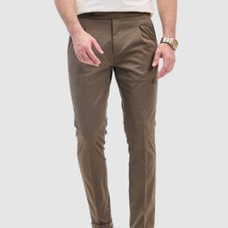 Snitch Men Smart Slim Fit Pleated Trousers-image-84