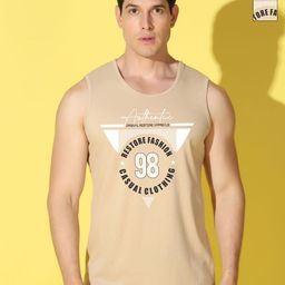 WOOSTRO Men Pack of 2 Typography Printed Round Neck Cotton Slim Fit T-shirts-image-52