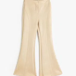 Koton Girls Mid Rise Bootcut Trousers-picture-36