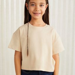 GRIMELANGE Kids Extended Sleeves Applique T-shirt-16