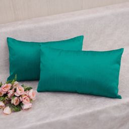 RoyalDeco Green Set of 2 Rectangle Cushion Covers image 1