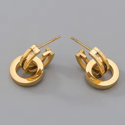 MYKI Contemporary Hoop Earrings-58
