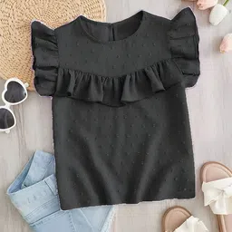 MAMATHINK Girls Self Design Regular Top-image-12